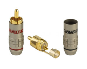 RCA Tchernov Cable RCA Plug Classic BG / Red